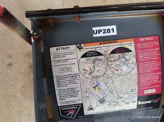  Used Snowex Heavy Duty Model,  Steel